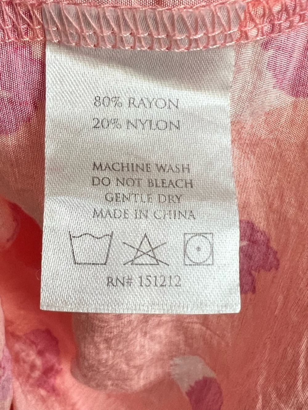 Michelle Mcdowell Daphne Dress Size Large Rough Runner Coral Midi Tiered Preppy - Picture 8 of 16